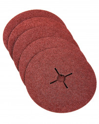 Круг фибровый шлифовальный для УШМ, P40, 180x22мм, 5шт Elitech 1820.168500