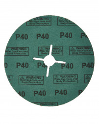 Круг фибровый шлифовальный для УШМ, P40, 180x22мм, 5шт Elitech 1820.168500