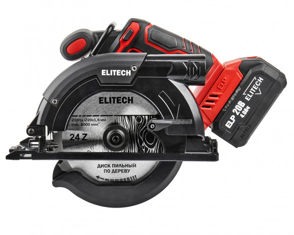 Пила дисковая аккумуляторная Elitech ПДА 2055БЛ (E2206.030.01)