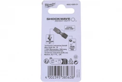 Бита Milwaukee SHOCKWAVE (2 шт; SL0.6x4.5; 25мм) 
