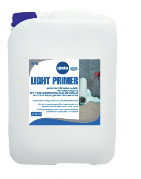 Готовая грунтовка Kesto LIGHT PRIMER, 5 л