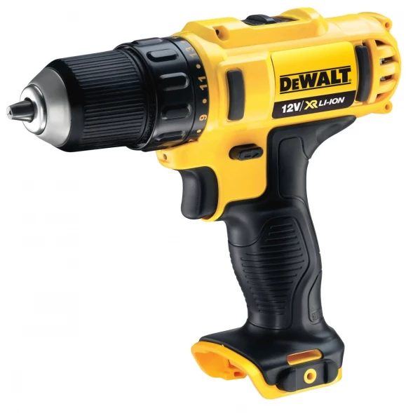 Компактная дрель-шуруповерт DEWALT DCD710D2, 12 В, 1500 об/мин, с АКБ 2 Ач и ЗУ, в кейсе 