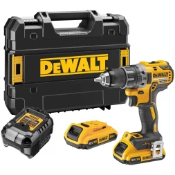 Дрель-шуруповерт аккумуляторный DEWALT DCD791D2, 18 В, 2000 об/мин, с 2 АКБ 2 Ач и ЗУ, в кейсе TSTAK 