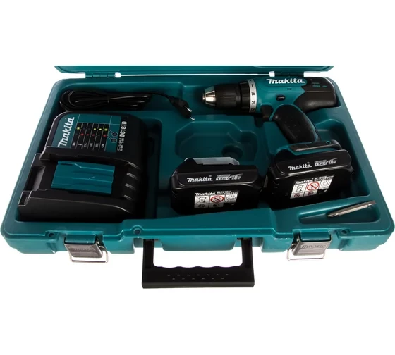  Дрель-шуруповерт аккумуляторная Makita LXT DDF453SYE