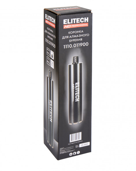 Коронка для алмазного бурения 102х450 мм HD Elitech 1110.011900