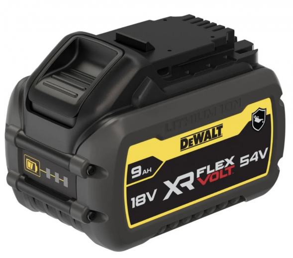 Аккумулятор DEWALT FLEXVOLT DCB547G, маслостойкий, Li-Ion, 18/54 В, 9/3 Ач (DCB547G-XJ)