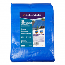 Тент полиэтиленовый Xglass 180, 8х12 м, 180 гр/м2 