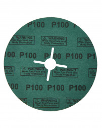 Круг фибровый шлифовальный для УШМ, P100, 180x22мм, 5шт Elitech 1820.168800