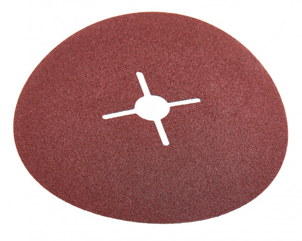 Круг фибровый шлифовальный для УШМ, P100, 180x22мм, 5шт Elitech 1820.168800