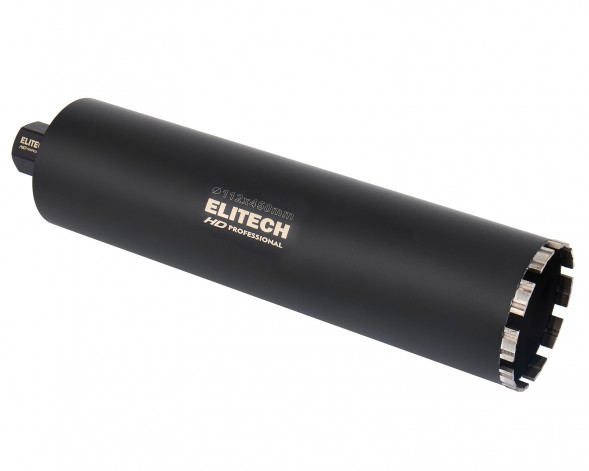 Коронка для алмазного бурения 112х450 мм HD Elitech 1110.012000