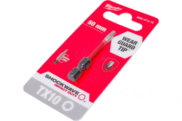 Бита Milwaukee SHOCKWAVE (TX10; 50 мм) 