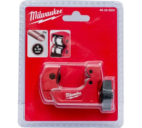 Труборез для медных труб Milwaukee Mini, 3-28 мм 