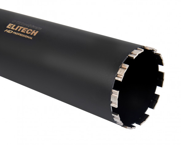 Коронка для алмазного бурения 122х450 мм HD Elitech 1110.012100