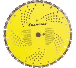 Диск алмазный CHAMPION C1608 Гранит PRO Laser Granitek, 350х25,4х10 мм 
