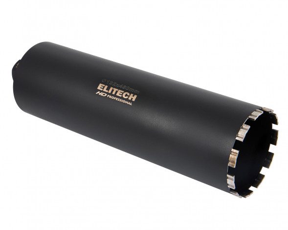 Коронка для алмазного бурения 132х450 мм HD Elitech 1110.012200