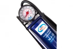 Ножной насос с манометром одинарный AUTOVIRAZH