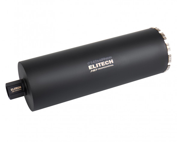 Коронка для алмазного бурения 142х450 мм HD Elitech 1110.012300