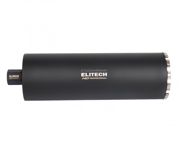 Коронка для алмазного бурения 142х450 мм HD Elitech 1110.012300