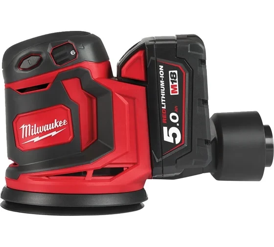 Эксцентриковая шлифмашина аккумуляторная Milwaukee M18 BOS125-502B 
