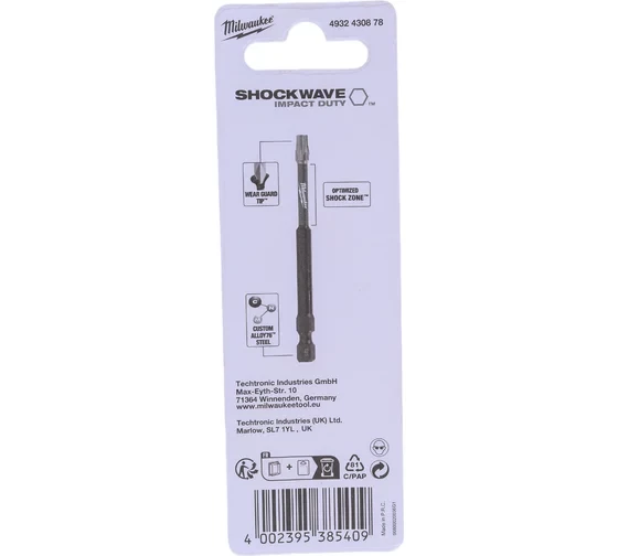 Бита Milwaukee SHOCKWAVE (TX20; 90 мм) 