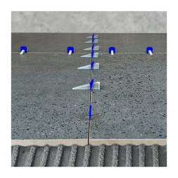 Зажим СВП для гранитной и мраморной плитки высотой 12-22 мм TLS-Profi 1 мм (100 шт.)