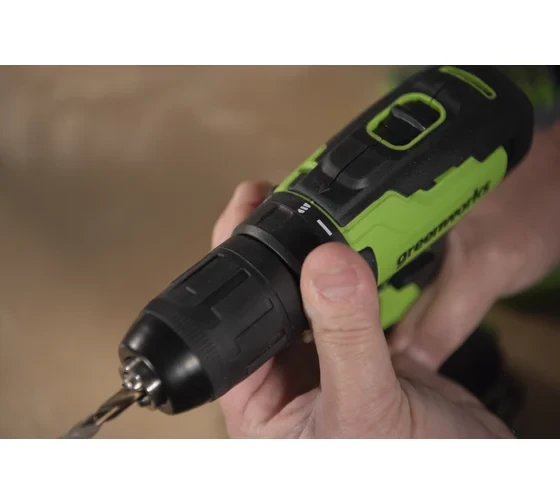 Дрель-шуруповерт аккумуляторная 24V Greenworks GD24DD35