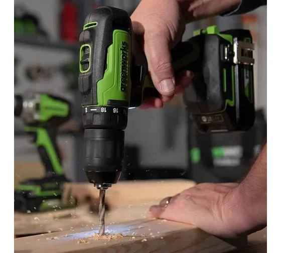Дрель-шуруповерт аккумуляторная 24V Greenworks GD24DD35