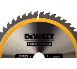 Диск пильный по дереву DEWALT CONSTRUCTION DT1957, 250х30х2 мм 