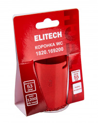 Коронка 53 мм WC Elitech 1820.169200 