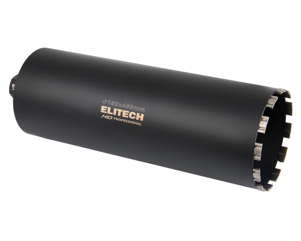 Коронка для алмазного бурения 152х450 мм HD Elitech 1110.012400 
