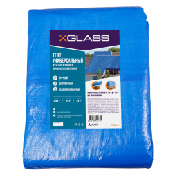 Тент полиэтиленовый Xglass 180, 20х20 м, 180 гр/м2