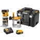  Вертикальный фрезер аккумуляторный DEWALT DCW604P2, 18 В, 25500 об/мин, 55 мм, с 2 АКБ 5 Ач и ЗУ, в кейсе TSTAK (DCW604P2-QW)