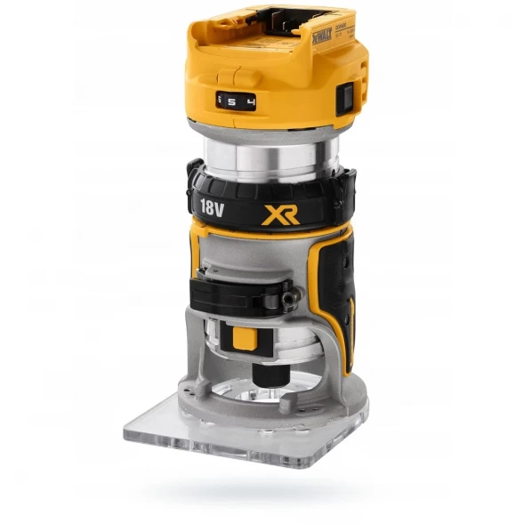  Вертикальный фрезер аккумуляторный DEWALT DCW604P2, 18 В, 25500 об/мин, 55 мм, с 2 АКБ 5 Ач и ЗУ, в кейсе TSTAK (DCW604P2-QW)