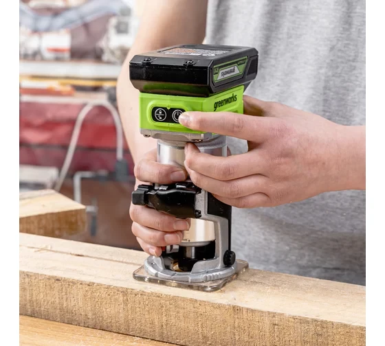  Фрезер аккумуляторный Greenworks G24RO 24V без АКБ и ЗУ