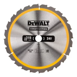 Диск пильный по дереву DEWALT CONSTRUCTION DT1961, 315х30х2.2 мм 