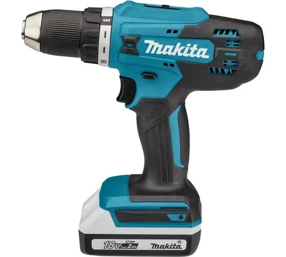 Дрель-шуруповерт ударная аккумуляторная Makita HP488D002 G-серия, 18В, 13мм, 42/24Нм (2x1,5Ач, з/у) 
