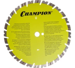 Диск алмазный универсальный CHAMPION C1620 ST Fast Gripper, 350х25,4х14 мм 