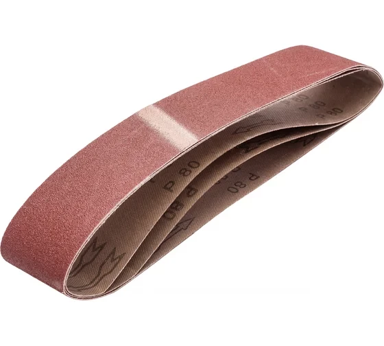 Лента шлифовальная на тканевой основе (3 шт; 50х686 мм; P80) Elitech 1110.004700