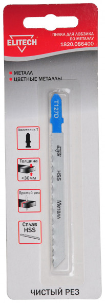 Полотно пильное T127D, 1 шт Elitech 1820.086400