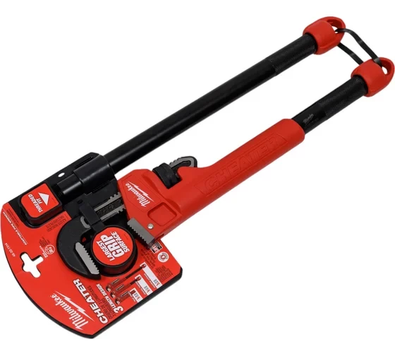 Трубный ключ 3 в 1 (настраиваемый, стальной) Milwaukee Cheater