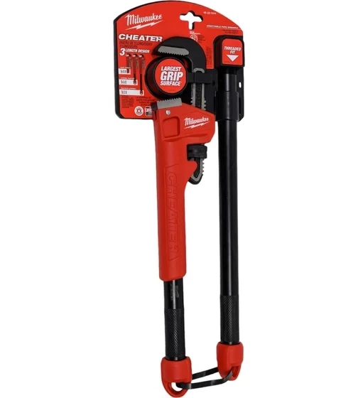 Трубный ключ 3 в 1 (настраиваемый, стальной) Milwaukee Cheater