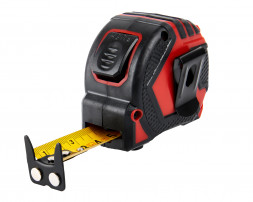 Рулетка Elitech HD 310402, 5 м, 25 мм, магнитный двусторонний зацеп, двусторонняя шкала, автостоп 