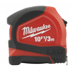 Рулетка Milwaukee с подсветкой, 3м 
