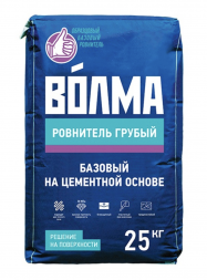 Напольная смесь цементная Волма Ровнитель грубый, 25 кг