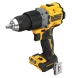 Дрель-шуруповерт ударная DEWALT DCD805NT, 18 В, 2000 об/мин, 34000 уд/мин, без АКБ и ЗУ, в кейсе TSTAK (DCD805NT-XJ)