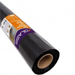 Пленка полиэтиленовая ПВД черная 1 сорт Xglass 3х100м, 200 мкм 