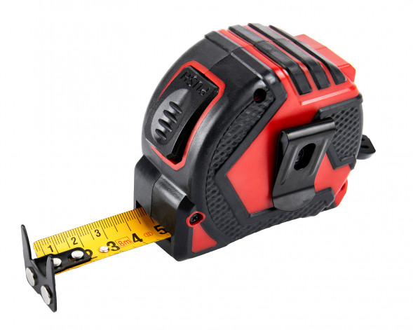 Рулетка Elitech HD 310403, 8 м, 25 мм, магнитный двусторонний зацеп, двусторонняя шкала, автостоп 