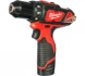 Дрель-шуруповерт аккумуляторная Milwaukee M12 BDD-202С