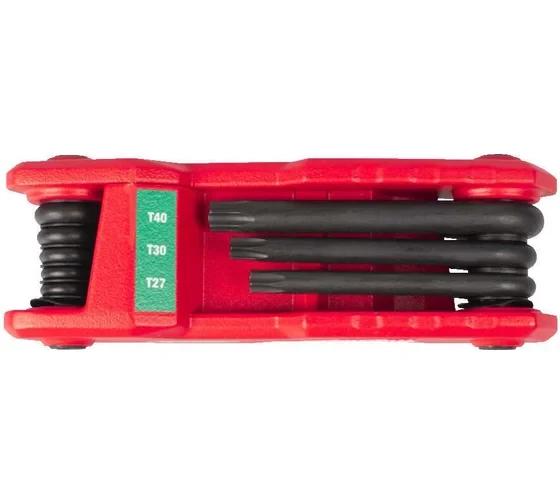 Набор из 8 складных Torx ключей Milwaukee T9-T40 