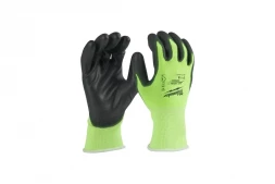 Сигнальные перчатки Milwaukee с уровнем сопротивления порезам 1, размер M/8